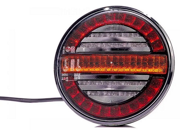 Svítilna zadní 3-dílná 12V/24V LED / stop, pozička směrovka/ kabel 1,0m