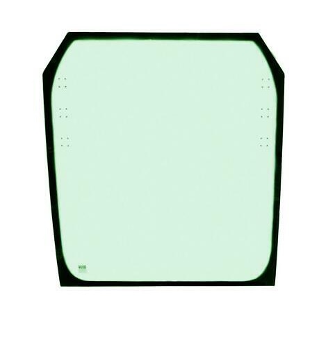 Sklo kabiny čelní - zelené ze sítotiskem JCB 3CX, 4CX