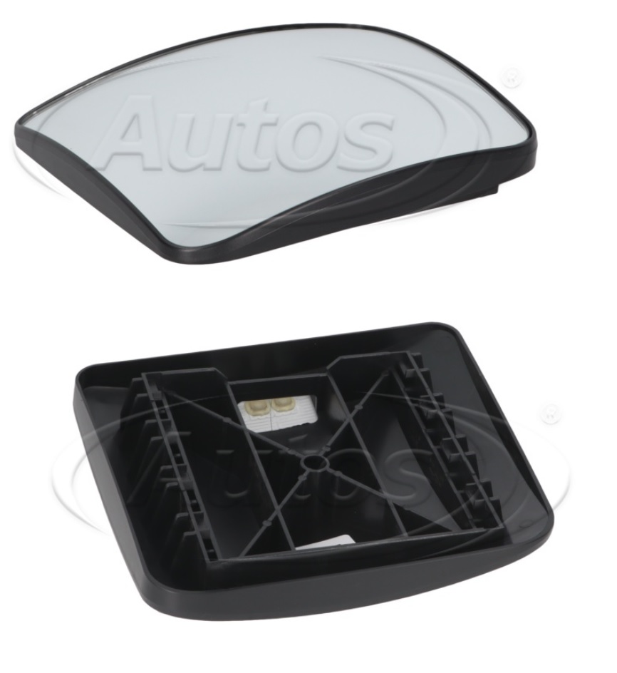 Sklo zrcadla širokoúhlé 24V R300 197x181x42 L MAN TGX,TGS