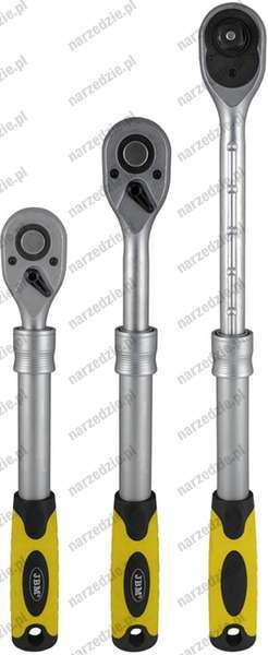 Ráčna teleskopická se západkovým mechanismem  1/2" 320 - 470mm, 3 ks