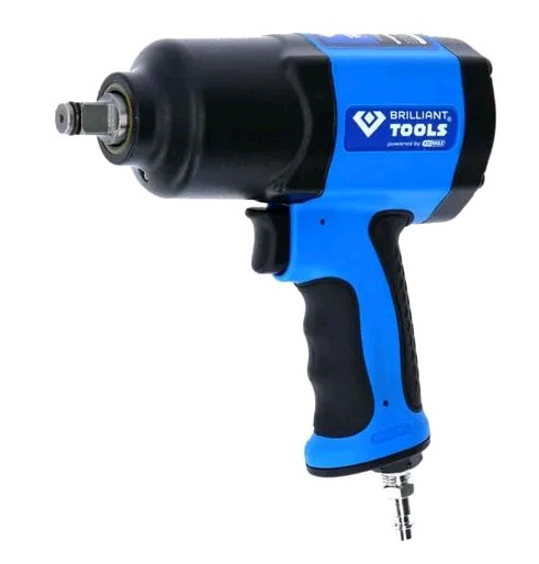 Utahovák rázový pneumatický BRILLIANT TOOLS 3/4" 1850 Nm/6,3bar