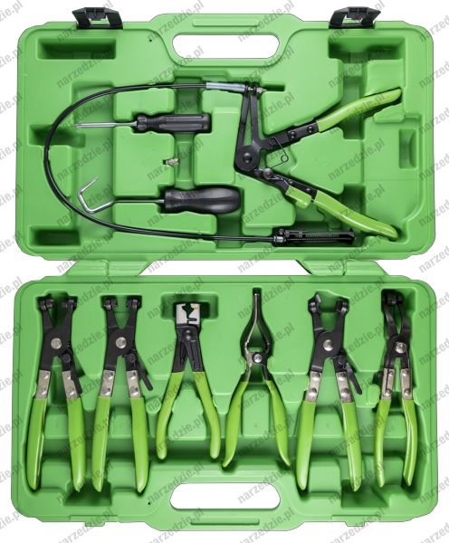 Kleště na kabelové svazky se svorkou CLIC, rozsah 18-47mm, sada 7 ks