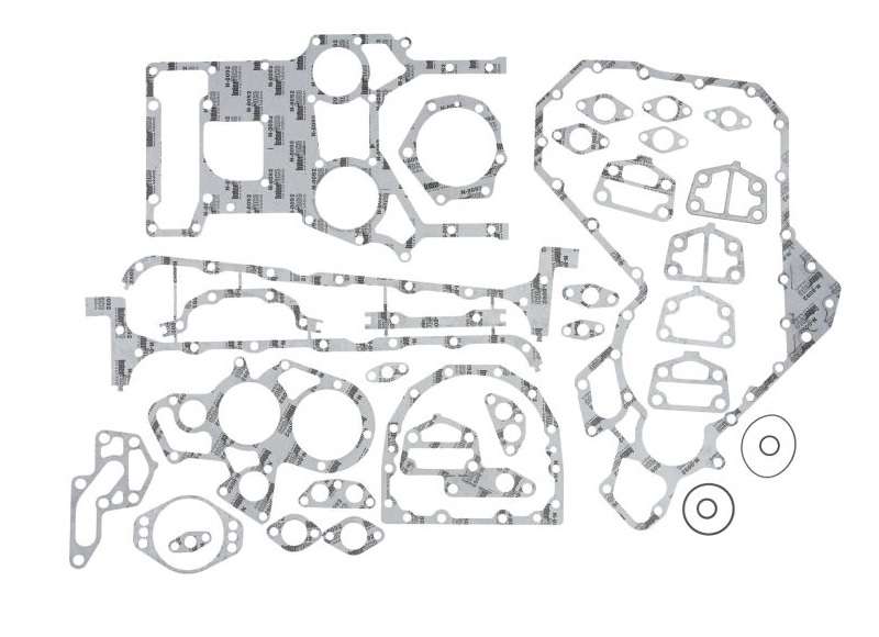 Těsnění klikové skříně - sada na motor CASE IH MX; LANDINI ATLANTIS, ATLAS, GLOBUS, REX