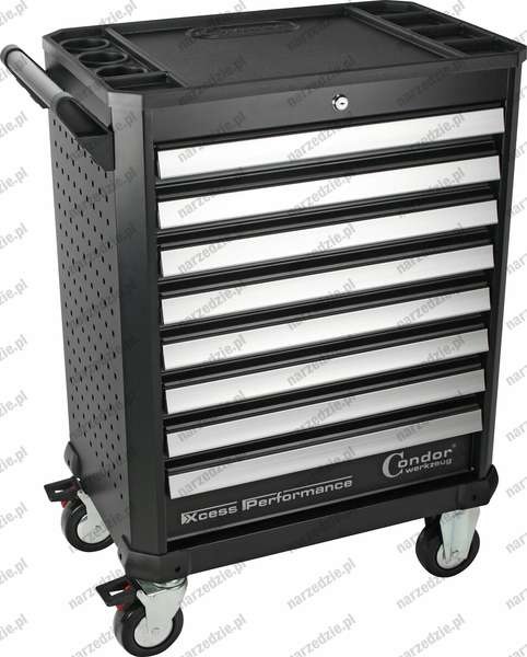 Vozík na nářadí 8 zásuvek - bez nářadí CONDOR Tools
