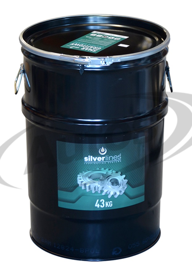 Mazivo plastické SILVERLINES Grafit / listové pera,řetězy,ozubené převody/ 43,0 kg