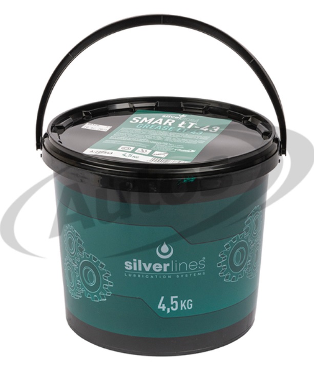 Mazivo lithiové SILVERLINES LITEN LT 43 /kluzná a valivá ložiska,ozubené převody/4,5 kg