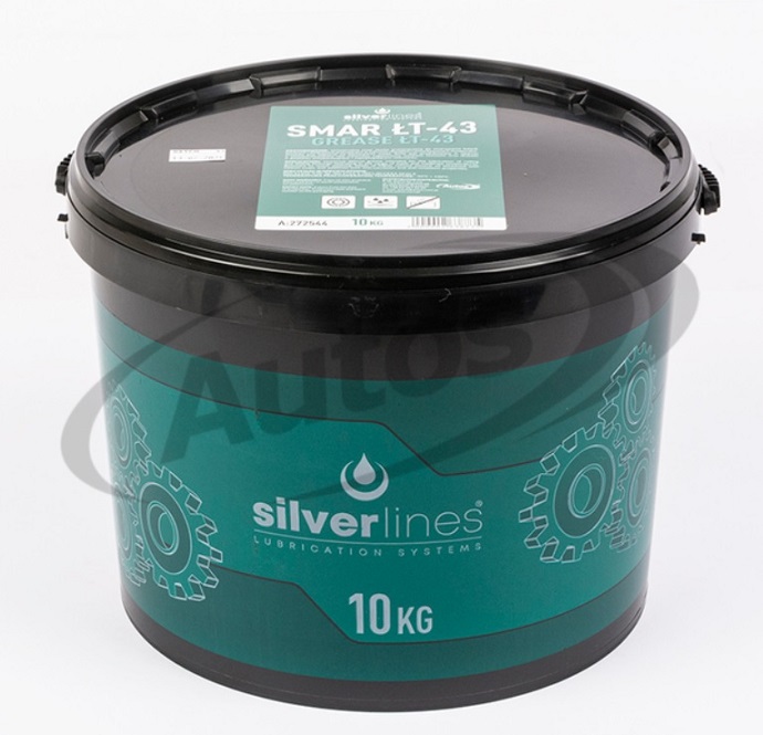 Mazivo lithiové SILVERLINES LITEN LT 43 /kluzná a valivá ložiska,ozubené převody/10 kg