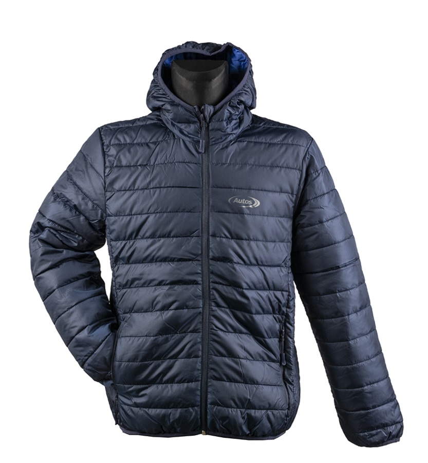 Bunda dámská zimní - tmavě modrá s logem AUTOS, vel. L