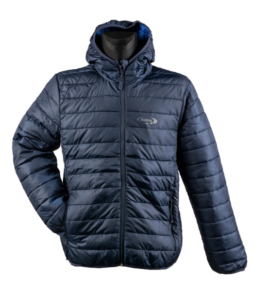 Bunda pánská zimní - tmavě modrá s logem AUTOS, vel. XXL