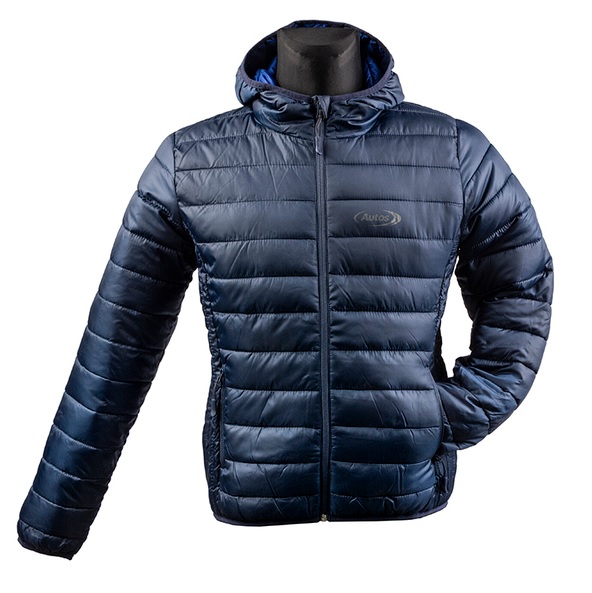 Bunda dámská zimní - tmavě modrá s logem AUTOS, vel. L