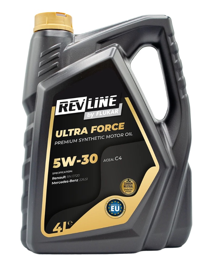 Olej motorový REVLINE ULTRA FORCE C4 5W-30, 4 l 