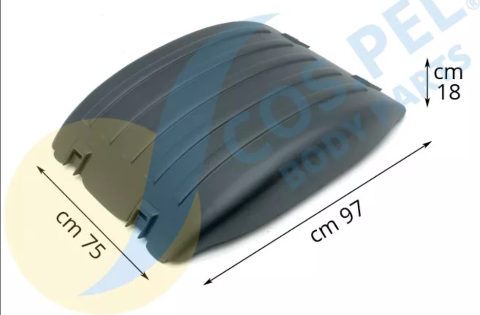 Blatník zadní - horní díl L/P SCANIA L,P,G,R,S Euro 6 od 09.2016