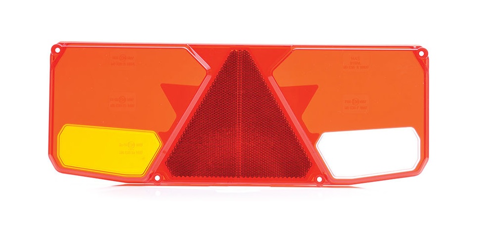 Kryt zadní svítilny 6-dílný L 12V/24V s trojúhelníkem 2,3W/4,7 LED