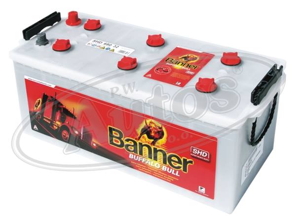 Autobaterie BANNER 180Ah/1000A Buffalo Bull SHD /514x223x220/ - doprodej