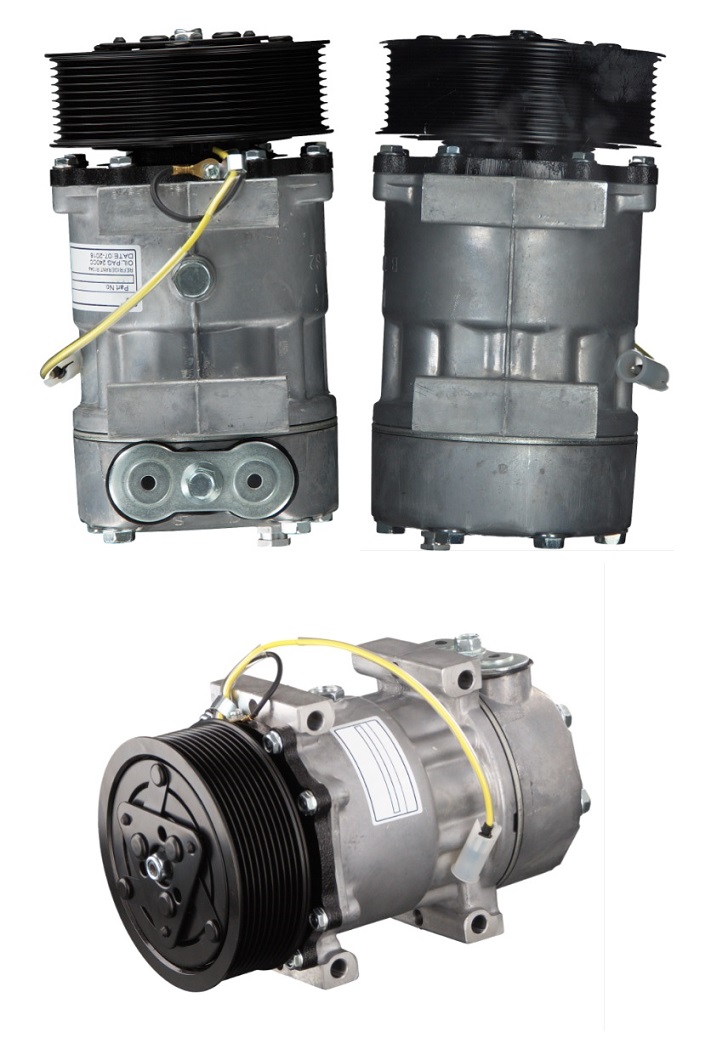 Kompresor klimatizace s řemenicí 24V RVI C/D od 2013, VOLVO FL III od 2013, FE II od 2012