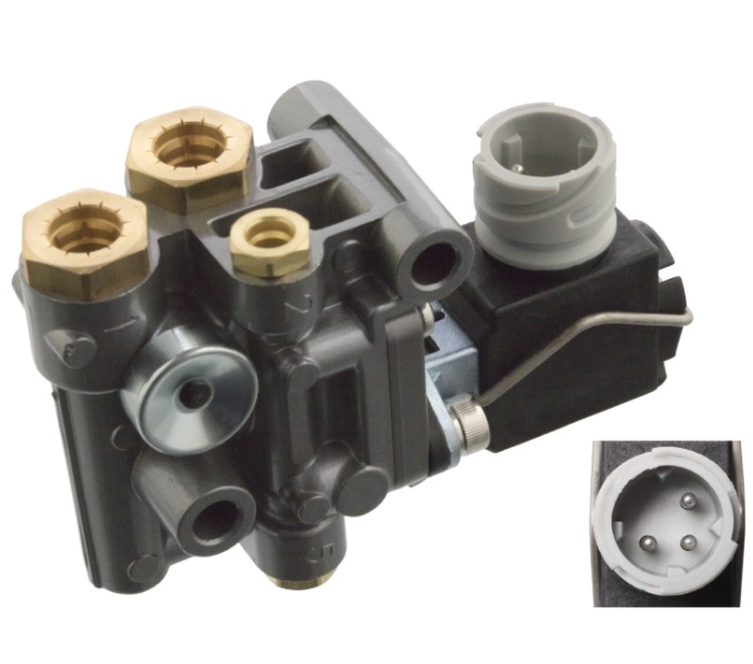 Ventil výfuku elektro-pneumatický 24V MAN TGA do 2014, TGS od 2005, TGX od 2006