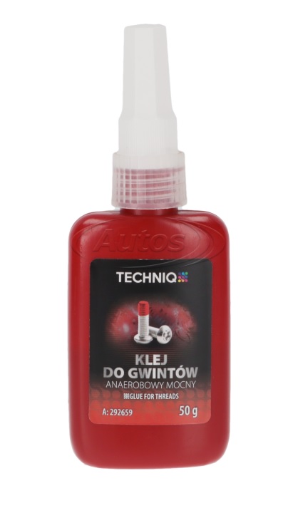 Lepidlo zajištění šroubů TECHNIQ - vysoká pevnost  -55°C +140°C, 50g