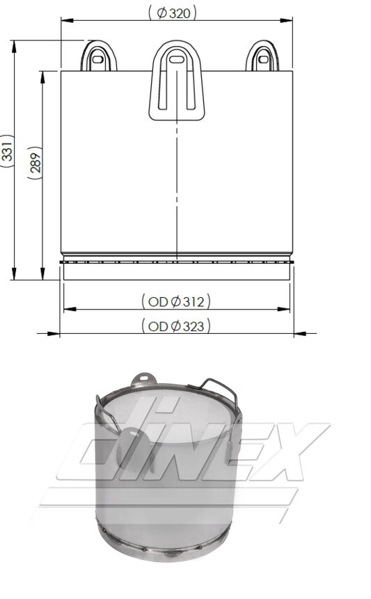 Filtr pevných částic DPF Cordierit 12x10  - repas SCANIA P, G, R, T, F ,N, K  Euro 6