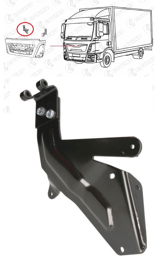 Držák masky kabiny P MAN TGX, TGX od 09.2007