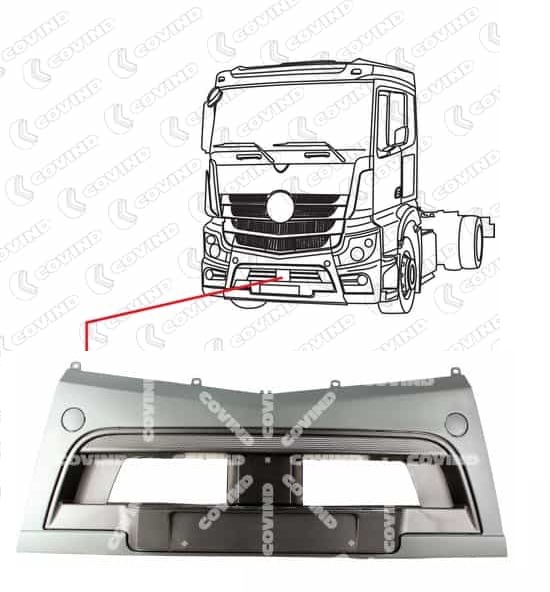 Nárazník přední - střední díl MERCEDES Actros MP4 Classic Space