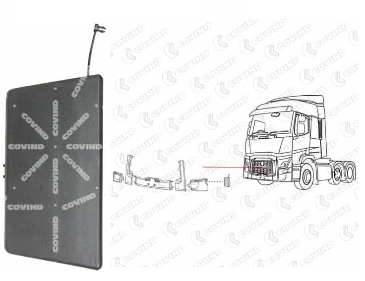 Krytka nárazníku L RVI Magnum, Gama T Euro 6