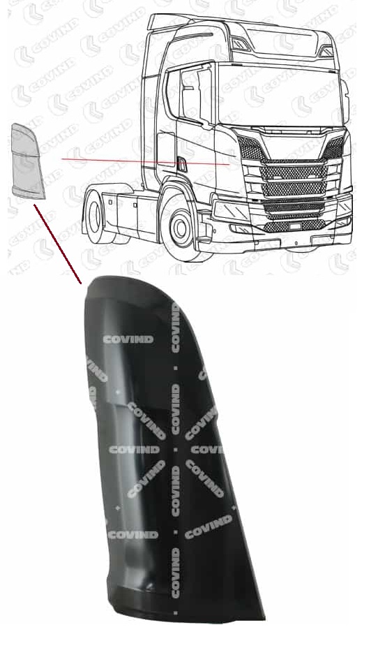 Roh kabiny vnější P SCANIA L,P,G,R,S Euro 6 od 2017