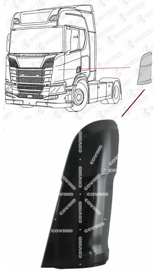 Roh kabiny vnější L SCANIA L,P,G,R,S od 08.2016