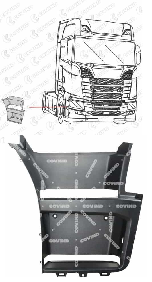 Schod kabiny P SCANIA L,P,G,R,S, Euro 6 od 2017