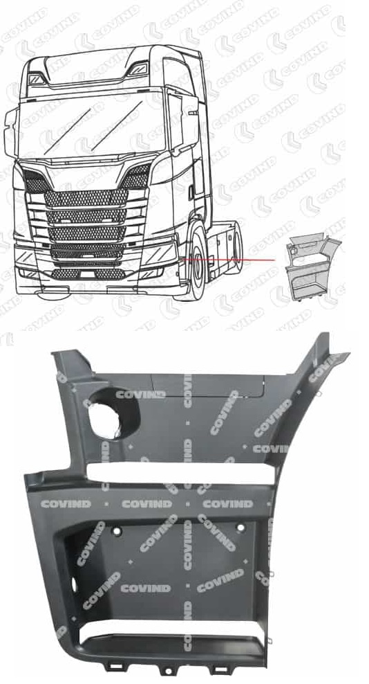 Schod kabiny L SCANIA L,P,G,R,S, Euro 6 od 2017