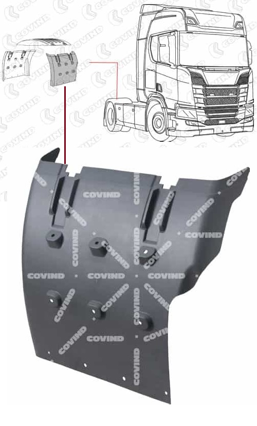 Blatník zadní P díl přední SCANIA L,P,G,R,S Euro 6 od 08.2016