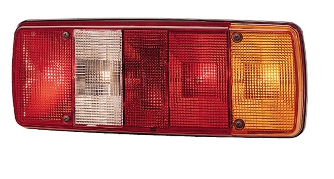 Svítilna zadní 5-dílná 343x133x73,5 P MAN, MERCEDES