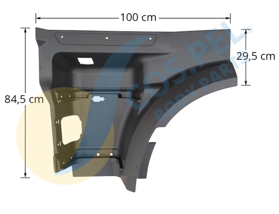Schod kabiny horní L DAF XF106 Euro 6