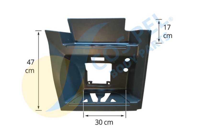 Schod kabiny spodní P MERCEDES Actros MP4/MP5 Big Space, Mega Space od 07.2011