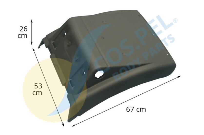 Blatník zadní - díl přední L/P MAN TGA LX/XXL, TGS, TGX Euro 6,/Euro 7
