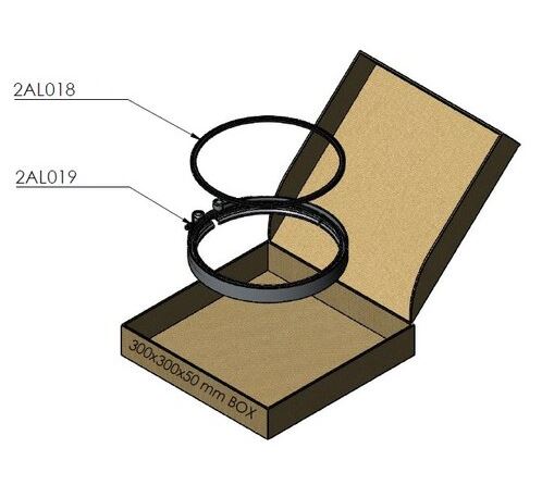 Sada montážní filtru pevných částic DPF DAF LF45 Euro 6