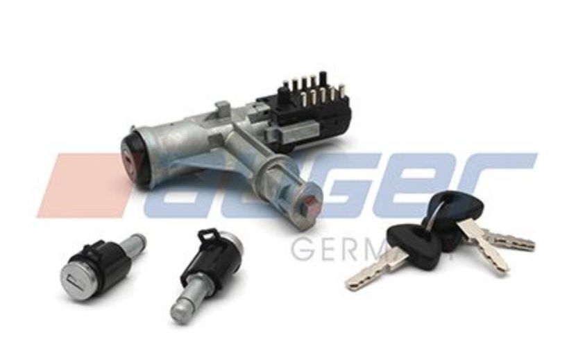 Vložka zámku spínací skříně - sada 2 vložky + 3 klíče SCANIA 94,114,124,144,164