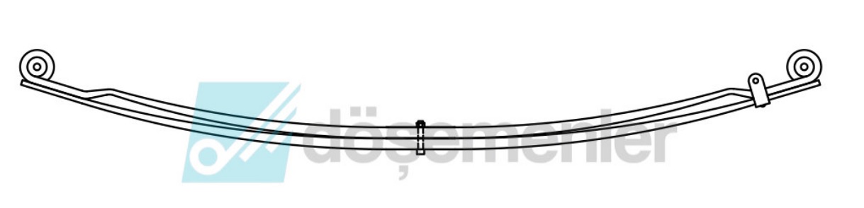 Pero listové 950/950 2 listy PN DAF XF/CF Euro 6