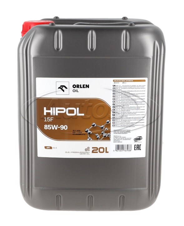 Olej převodový ORLEN HIPOL GL-5 85W-90 15F minerální, 20 l