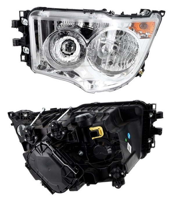 Světlomet hlavní s denním svícením L MERCEDES Actros MP4/MP4, Arocs, Antos