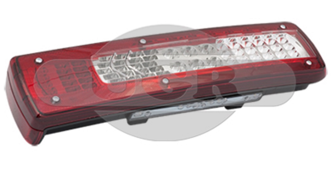 Svítilna zadní LED s osvětlením SPZ L VOLVO FH12 II,FH16 II od 01.2012