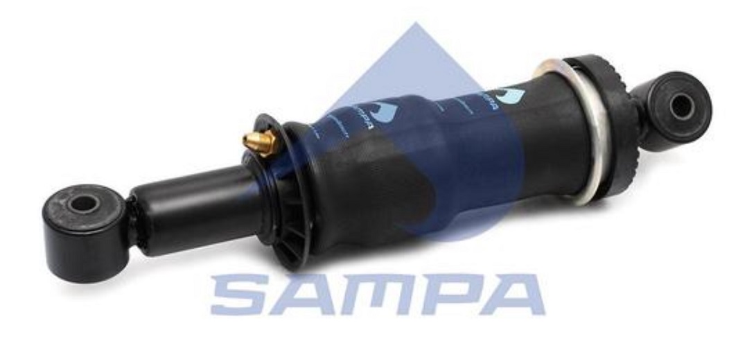 Tlumič pérování kabiny zadní O/O 14x45-363/408 s vlnovcem  VOLVO FH12, FH16