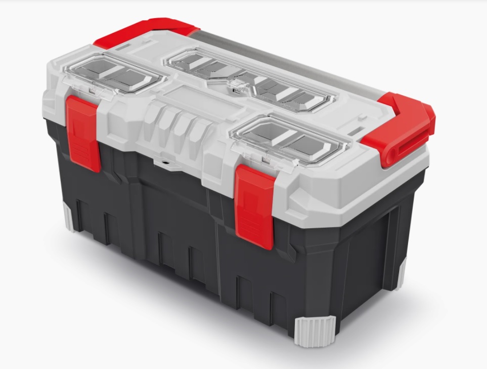 Box na nářadí TITAN PLUS TOOLBOX 55 - 554x286x276 s hliníkovým madlem