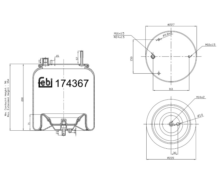 Vlnovec pérování - železný zvon ZN VOLVO FH4, FM4, FMX Euro 6 od 2012