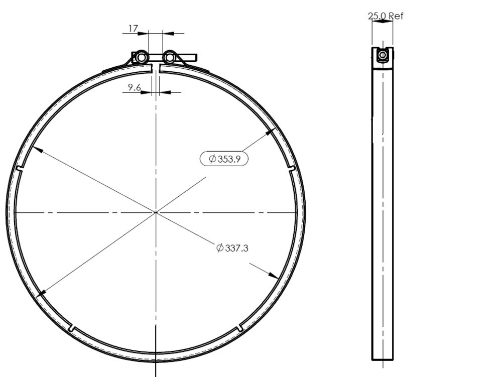 Objímka filtru DPF SCANIA P,G,R,T  Euro 6