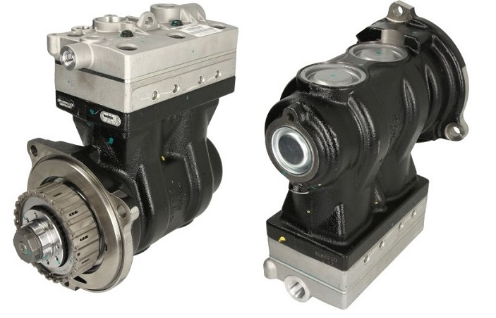 Kompresor vzduchu 2-válcový se spojkou VOLVO FH4, RVI Gama-T