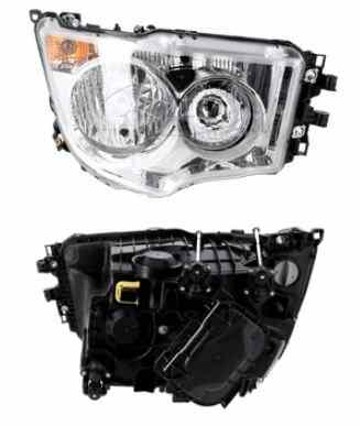 Světlomet hlavní s denním svícením P MERCEDES ACTROS MP4/ AROCS/ ANTOS