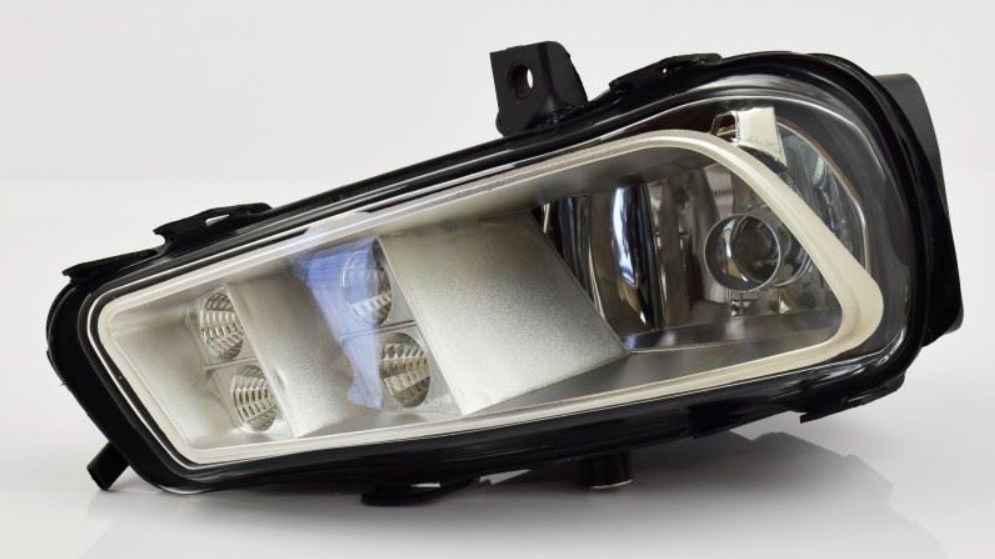 Svítilna mlhová s denním svícením L MERCEDES Actros MP4, Antos, Arocs, Axor