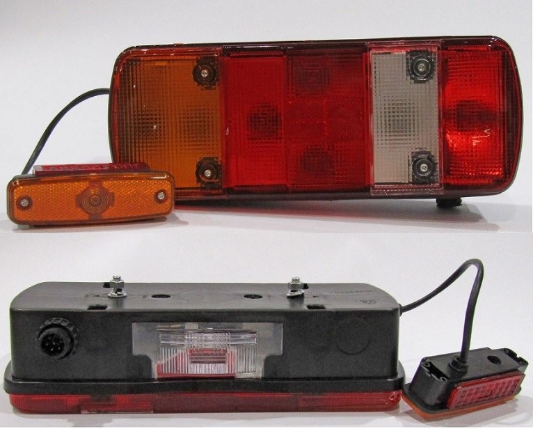 Svítilna zadní 5-dílná s poziční svítilnou L MAN  TGA TGL, TGM, TGS, TGX