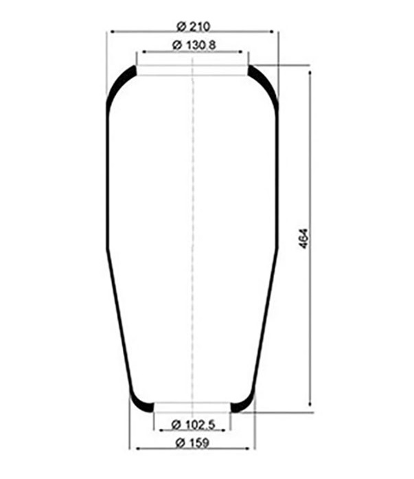Vlnovec pérování - guma MAN E90, E2000, F90, F2000, G90, L2000, M90, M2000L, M2000