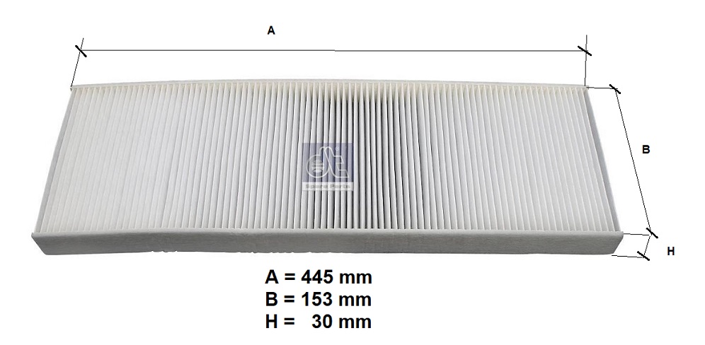 Filtr vzduchu kabiny s aktivním uhlím SCANIA L, P, G, R, S Euro 6 od 08.2016